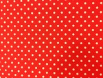 Coupon 20 CM &#039;&#039;Petits pois&#039;&#039; rouge